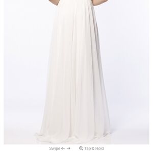 Elegant White Prom Dress size 0